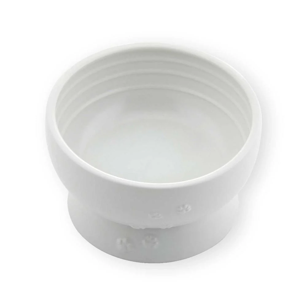 猫用 脚付ウォーターボウル 日本製 ホワイト 【直送品】 返品・キャンセル・他商品と同時購入は不可