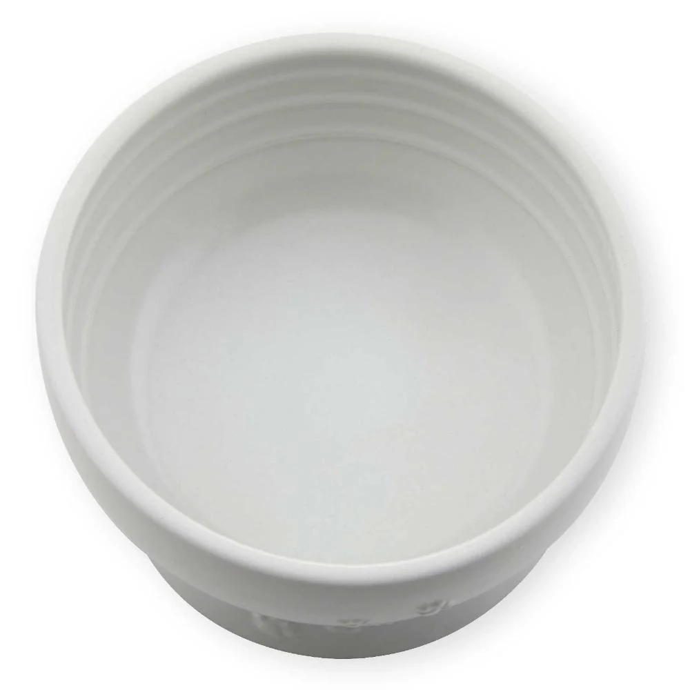 猫用 脚付ウォーターボウル 日本製 ホワイト 【直送品】 返品・キャンセル・他商品と同時購入は不可 - Image 2