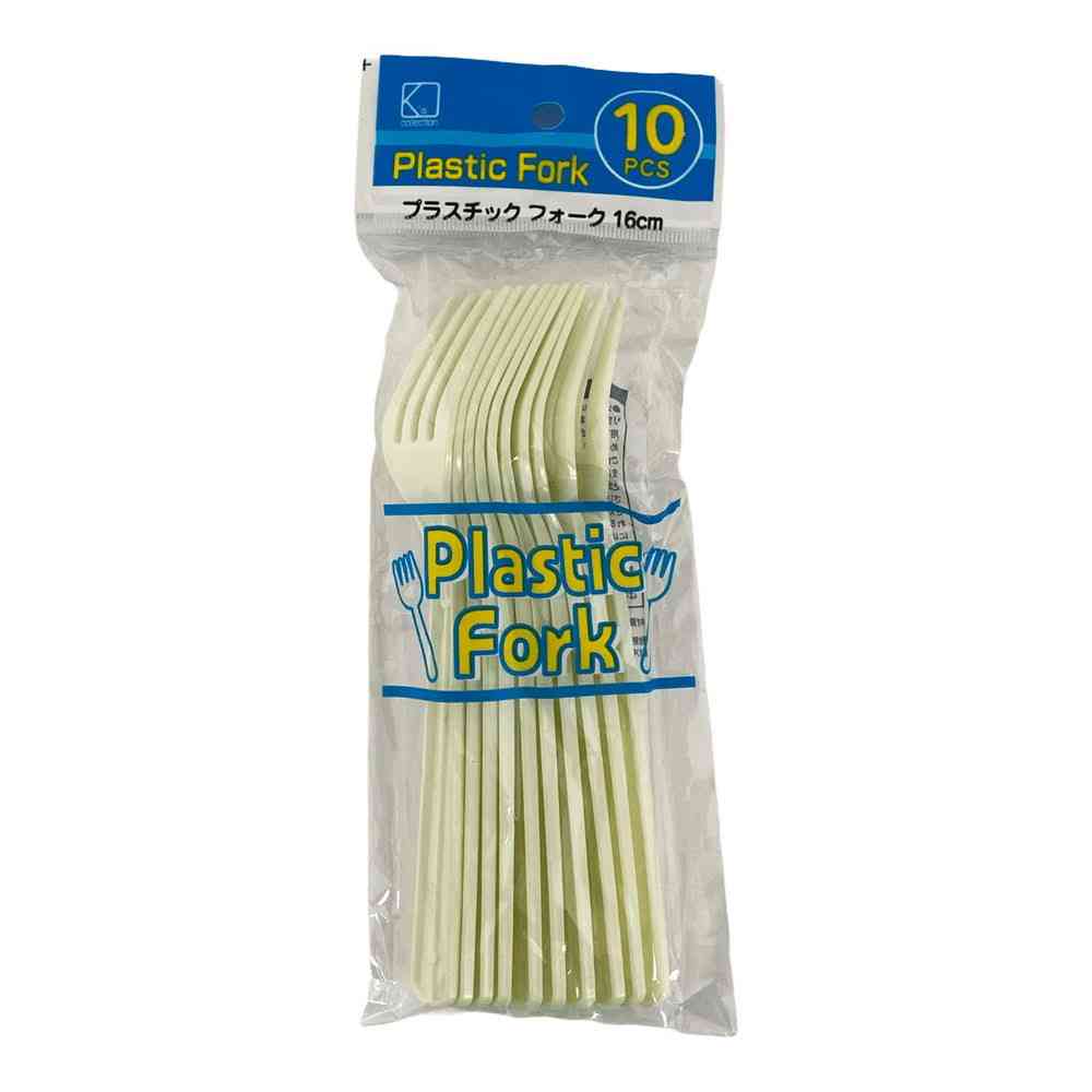 K'sインターナショナル プラスチックフォーク 10本入