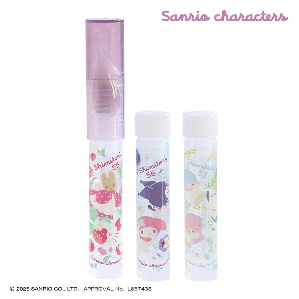 エポックケミカル shimitori  サンリオキャラクターズ フラワーブーケ アソート 無香料 本体7ml、カートリッジ7ml×2本入り - Image 3