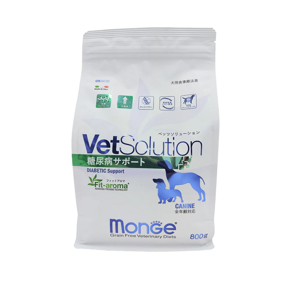 MONGE ベッツソリューション 犬用 糖尿病サポート 800g