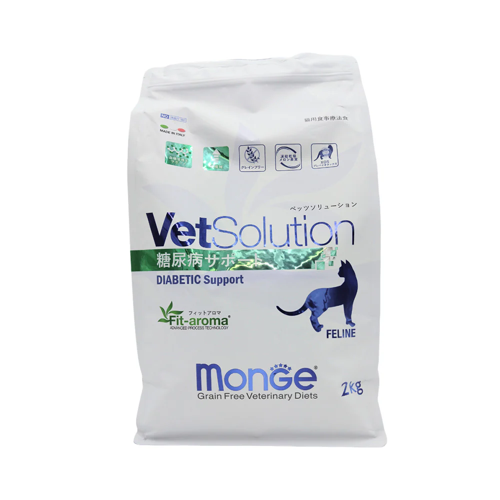 MONGE ベッツソリューション 猫用 糖尿病サポート 2kg