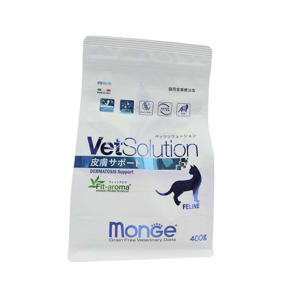 MONGE ベッツソリューション 猫用 皮膚サポート 400g - Image 3