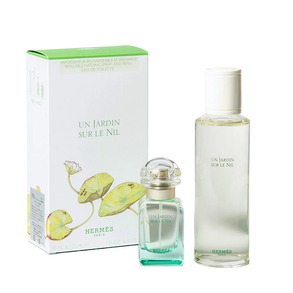 並行輸入品 エルメス ナイルの庭 オードトワレ 30mL&125mL 【直送品】 返品・キャンセル・他商品と同時購入は不可