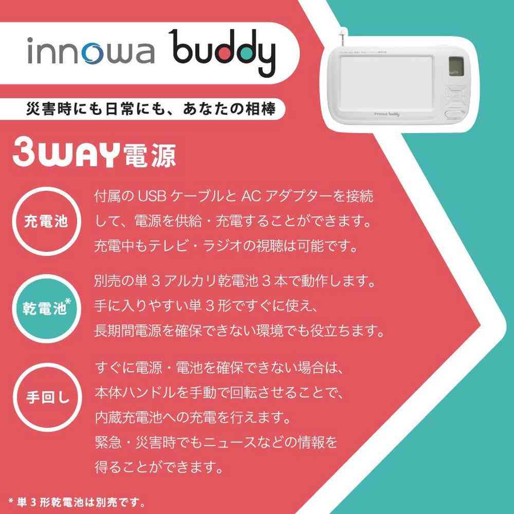innowa buddy ポータブルラジオ・テレビ 1台 - Image 24