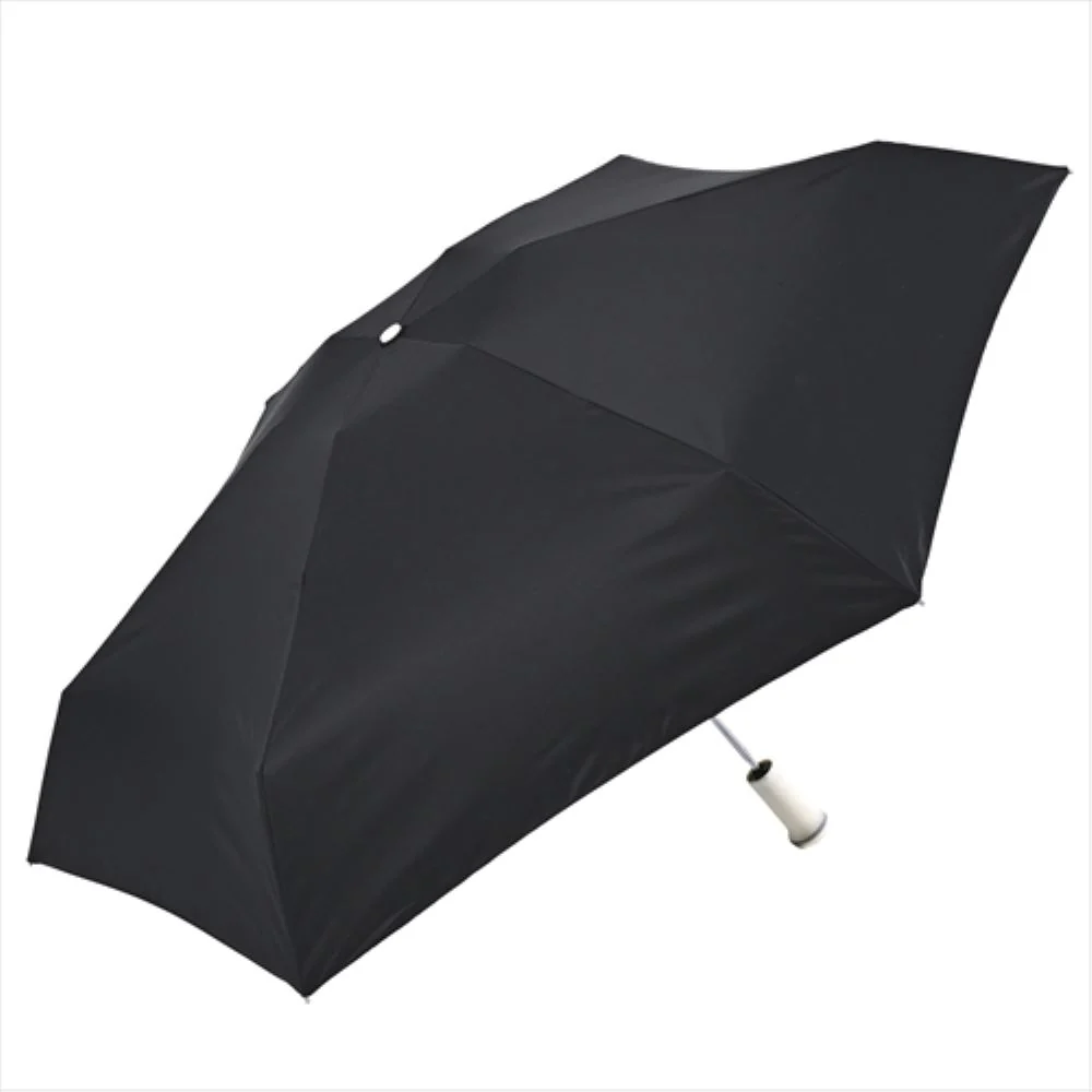 晴雨兼用 折りたたみ傘 50cm ピーチドロップ 17001BK 【直送品】 返品・キャンセル・他商品と同時購入は不可