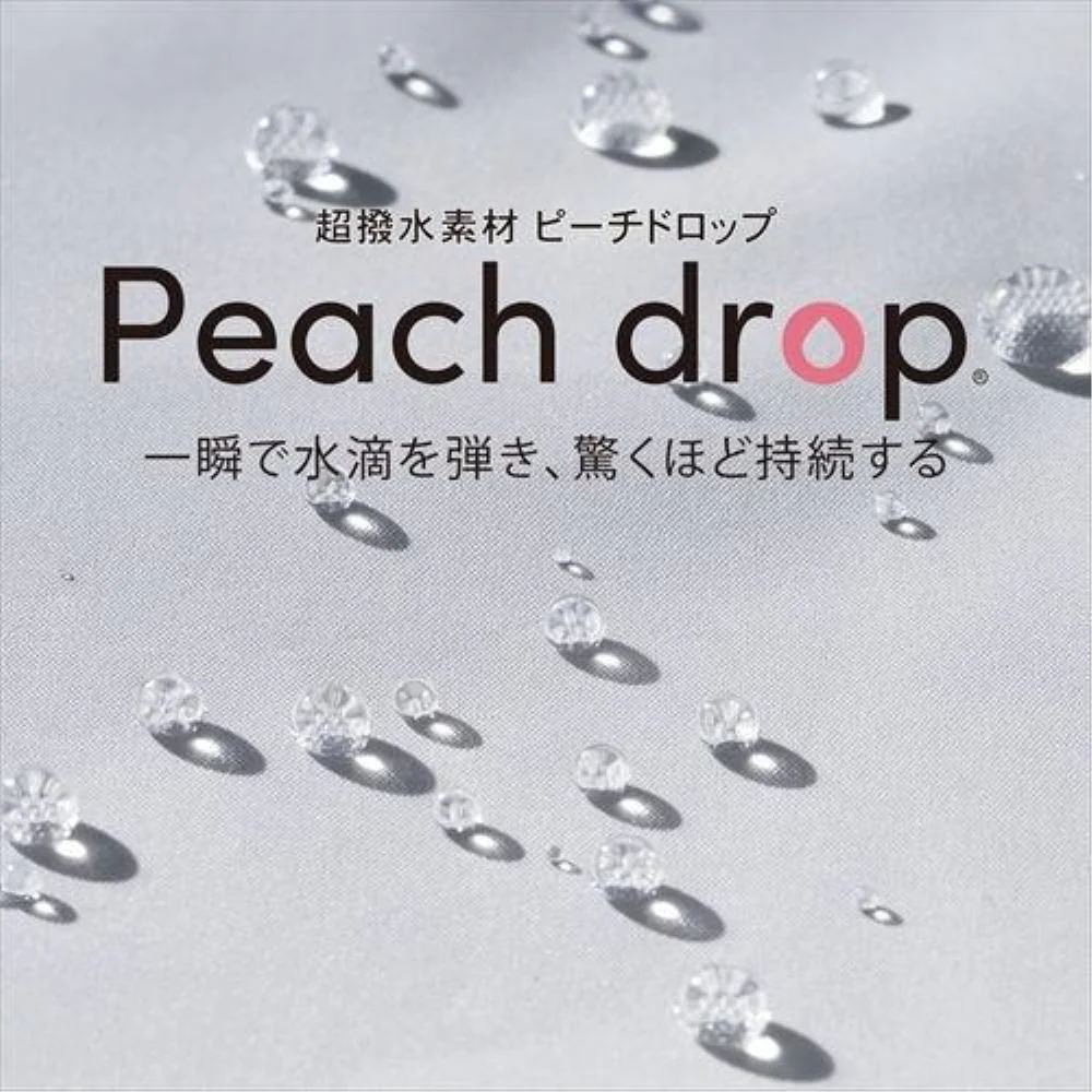 晴雨兼用 折りたたみ傘 50cm ピーチドロップ 17005GR 【直送品】 返品・キャンセル・他商品と同時購入は不可 - Image 7