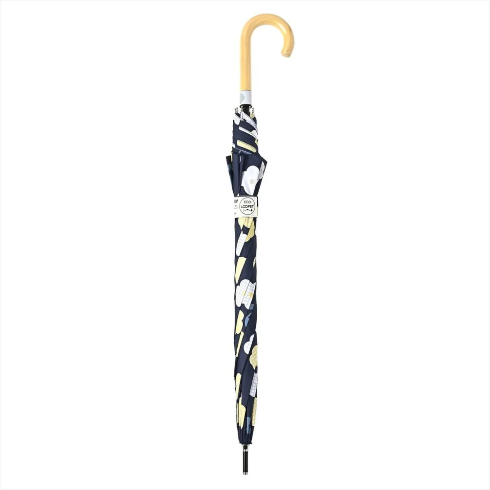 晴雨兼用 長傘 63cm エコルーペット 17391NV 【直送品】 返品・キャンセル・他商品と同時購入は不可 - Image 2