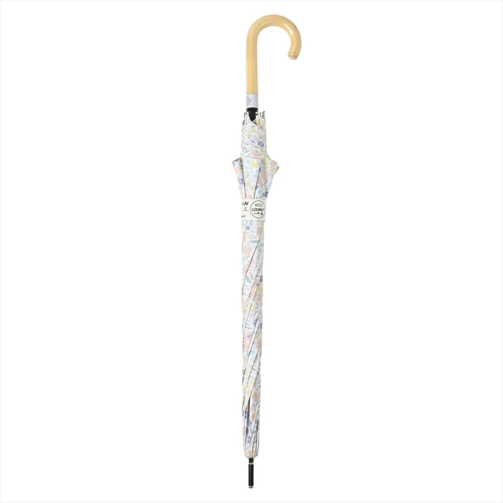 晴雨兼用 長傘 63cm エコルーペット17431OF 【直送品】 返品・キャンセル・他商品と同時購入は不可 - Image 2