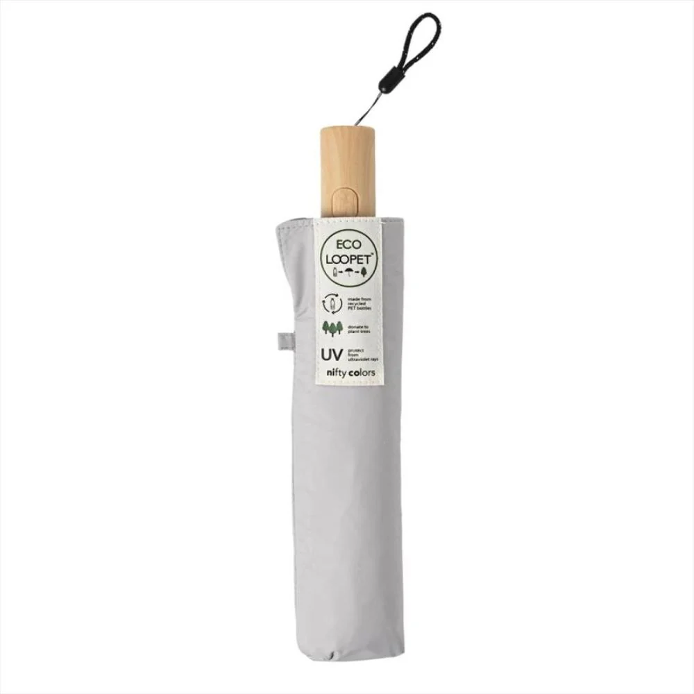 晴雨兼用 折りたたみ傘 58cm エコルーペット 16627SD 【直送品】 返品・キャンセル・他商品と同時購入は不可 - Image 2