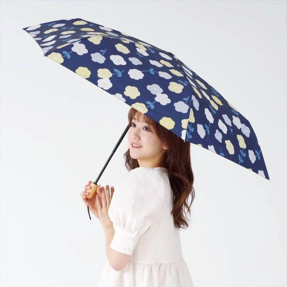 晴雨兼用 折りたたみ傘 58cm エコルーペット 17401NV 【直送品】 返品・キャンセル・他商品と同時購入は不可 - Image 8