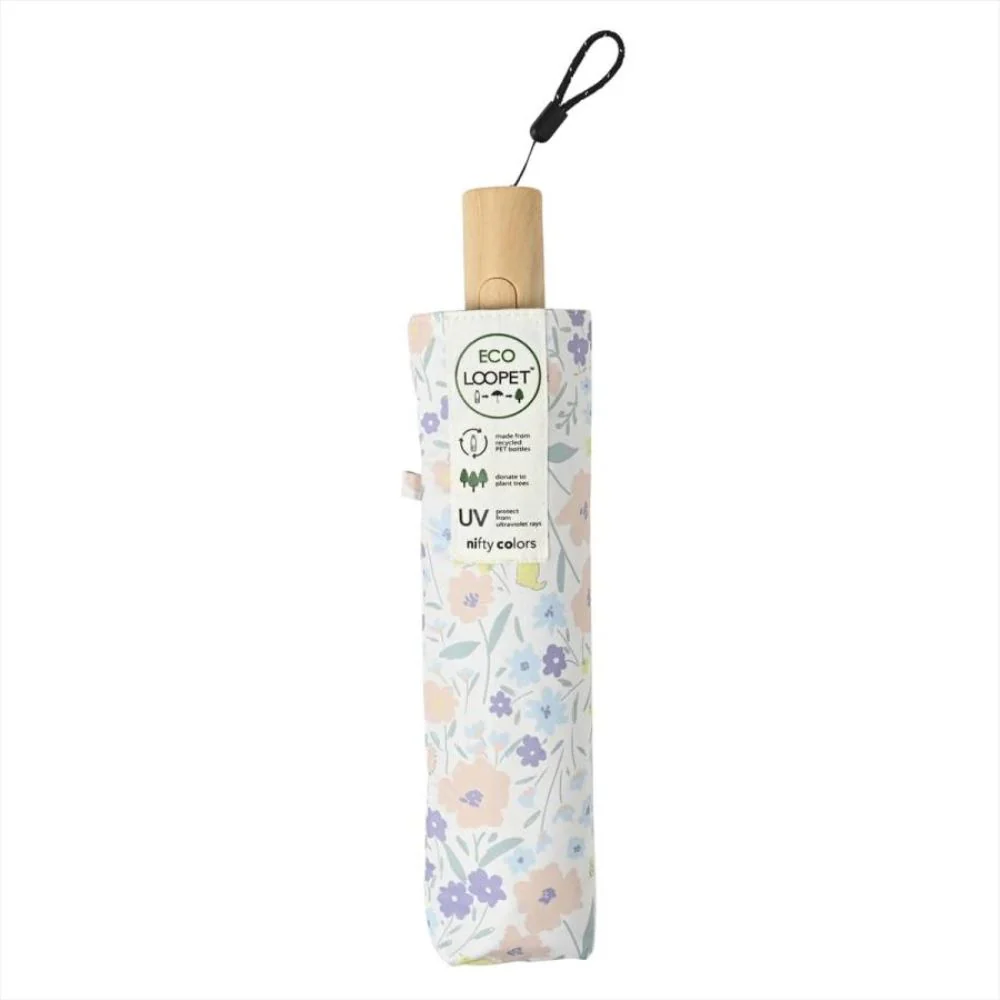 晴雨兼用 折りたたみ傘 58cm エコルーペット 17441OF 【直送品】 返品・キャンセル・他商品と同時購入は不可 - Image 2