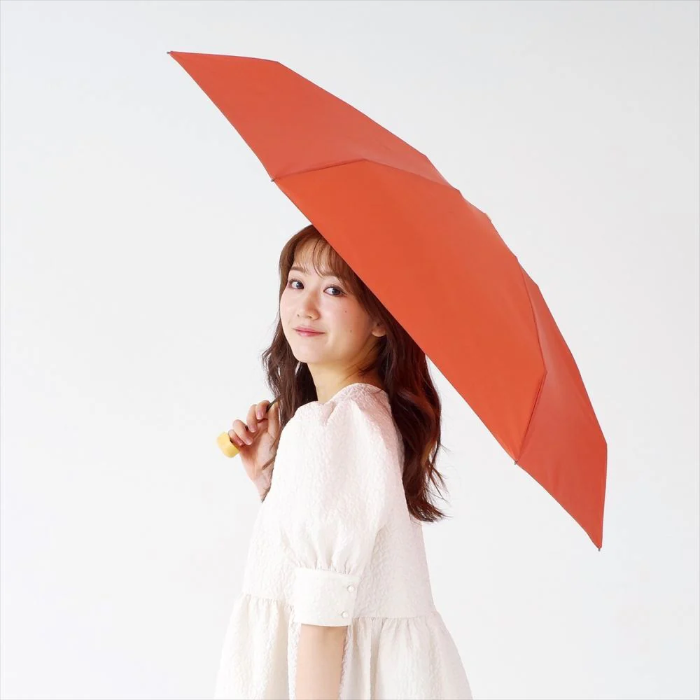 晴雨兼用 折傘 55cm エコルーペット 5段ミニ 16648CA 【直送品】 返品・キャンセル・他商品と同時購入は不可 - Image 3