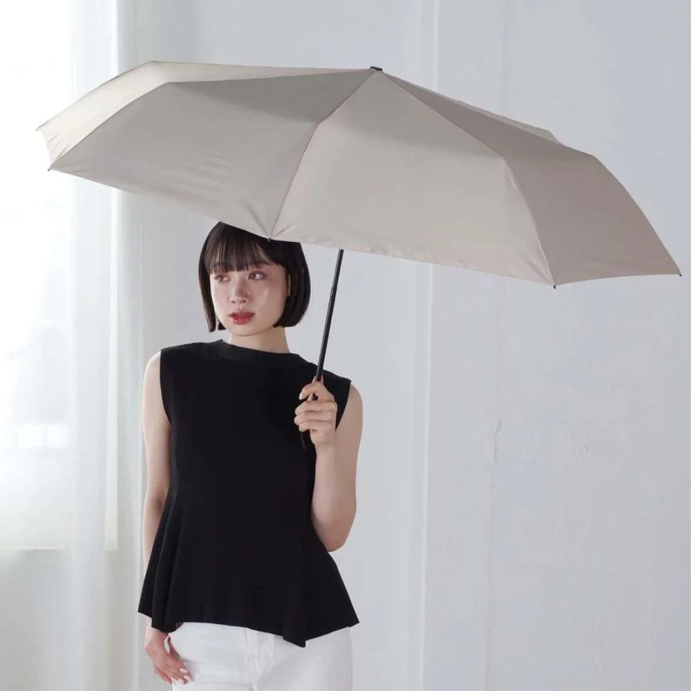 晴雨兼用 折傘 65cm ピーチドロップ遮光 51984BG 【直送品】 返品・キャンセル・他商品と同時購入は不可 - Image 6