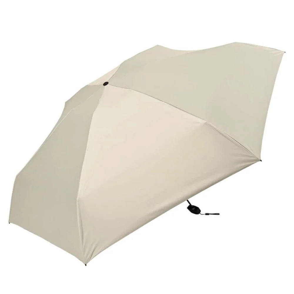 晴雨兼用 折傘 55cm ピーチドロップ 遮光5段 52004BG 【直送品】 返品・キャンセル・他商品と同時購入は不可