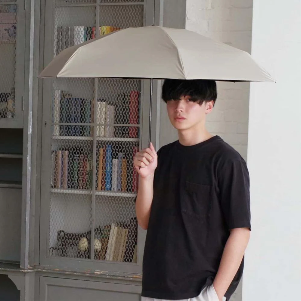 晴雨兼用 折傘 55cm ピーチドロップ 遮光5段 52004BG 【直送品】 返品・キャンセル・他商品と同時購入は不可 - Image 7