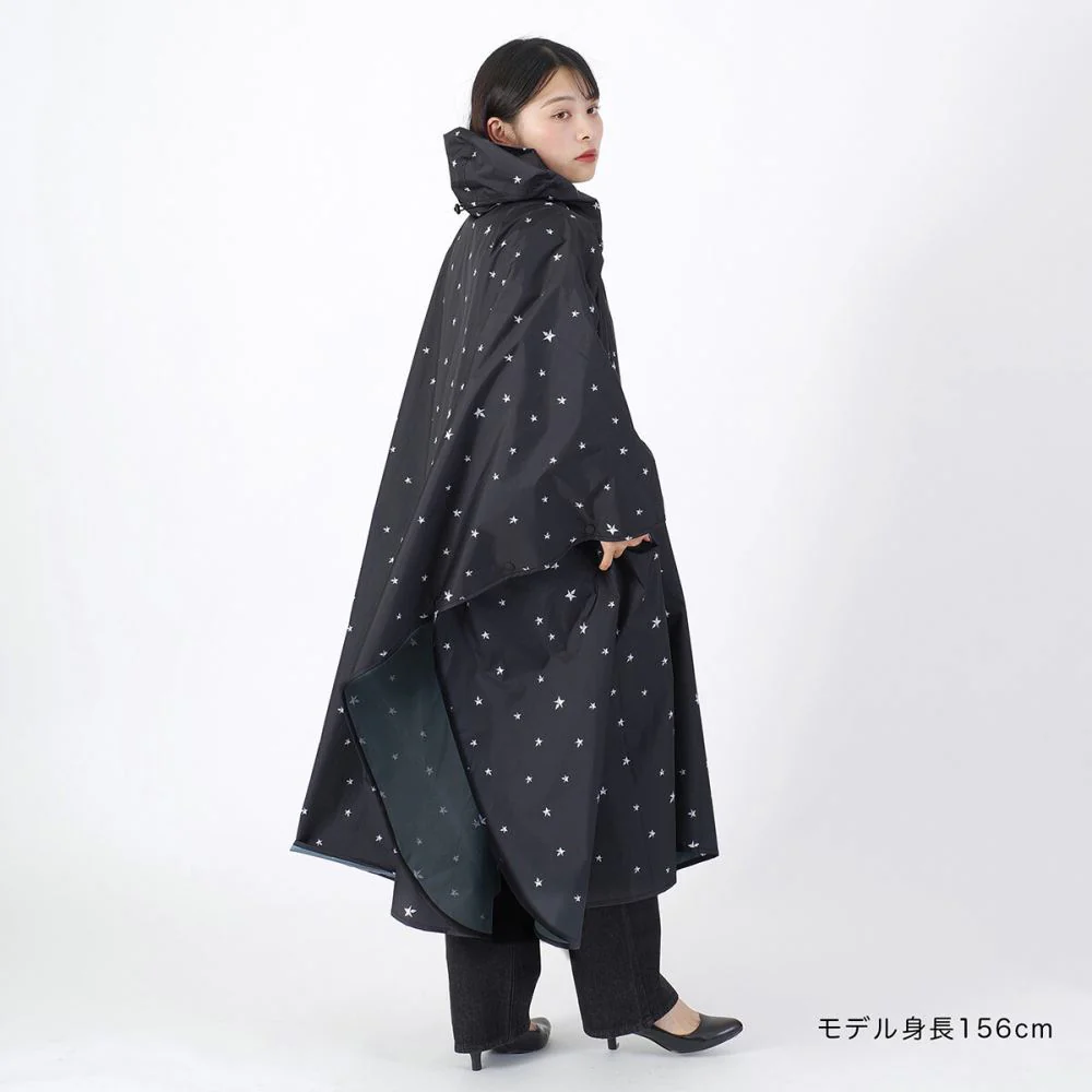 スタッズスター レインポンチョ ブラック 60521BK 【直送品】 返品・キャンセル・他商品と同時購入は不可 - Image 5