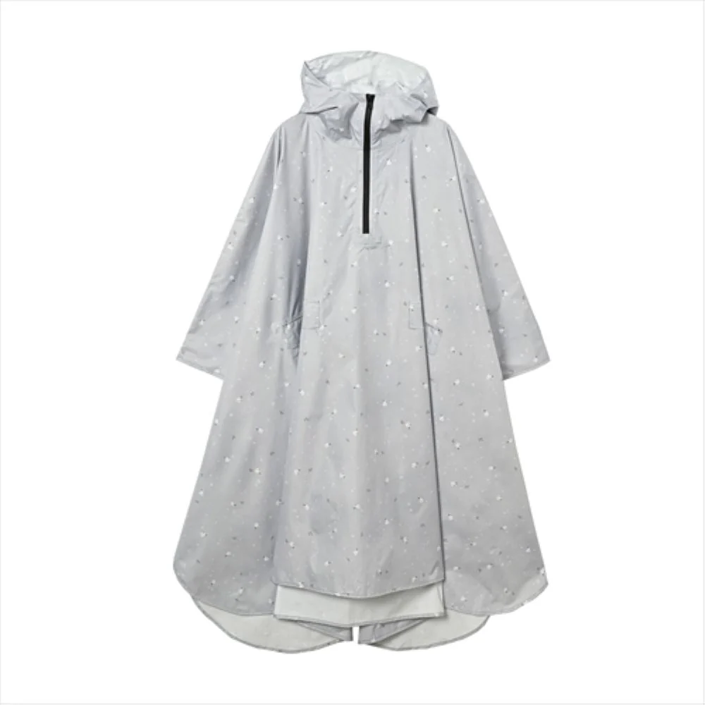 シマエナガ ポンチョ グレー 60531GY 【直送品】 返品・キャンセル・他商品と同時購入は不可
