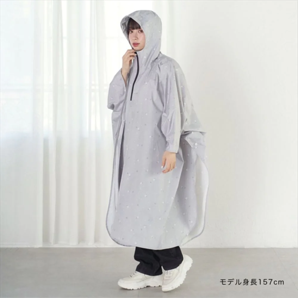 シマエナガ ポンチョ グレー 60531GY 【直送品】 返品・キャンセル・他商品と同時購入は不可 - Image 3