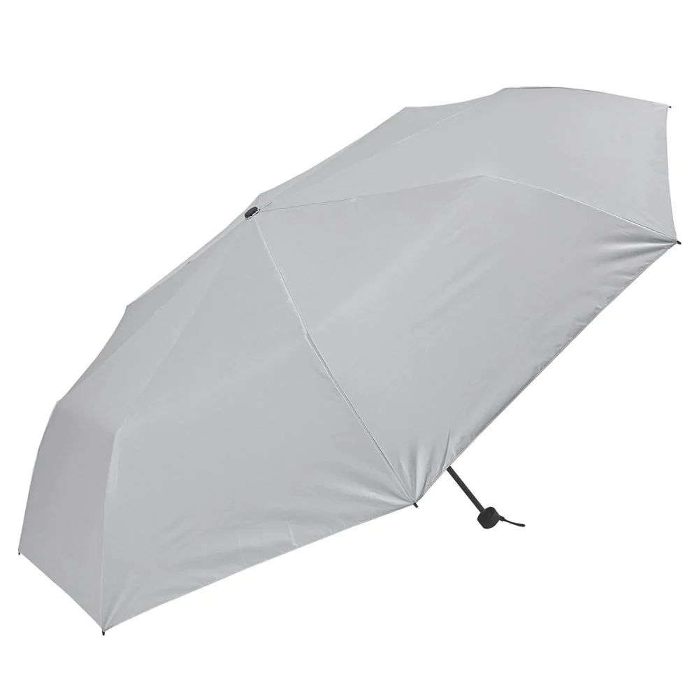 晴雨兼用 長傘 65cmピーチドロップ 遮光 51985GY 【直送品】 返品・キャンセル・他商品と同時購入は不可
