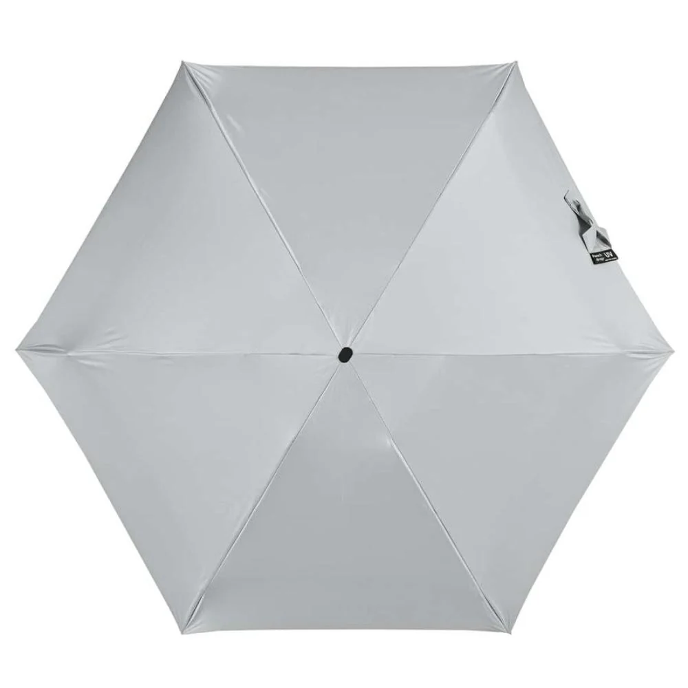 晴雨兼用 折傘 55cm ピーチドロップ 遮光5段 52006GY 【直送品】 返品・キャンセル・他商品と同時購入は不可 - Image 3