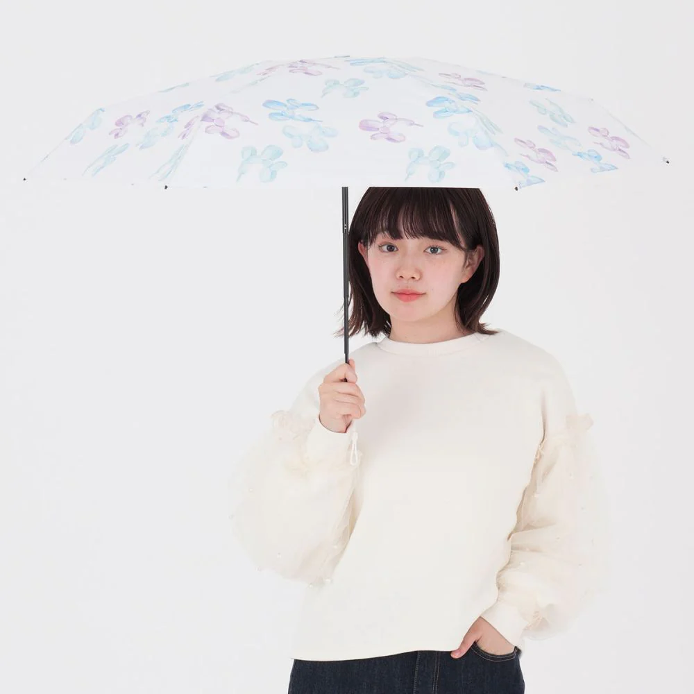 晴雨兼用 折傘 50cm ポケラバルーンドッグ 18161OF 【直送品】 返品・キャンセル・他商品と同時購入は不可 - Image 6