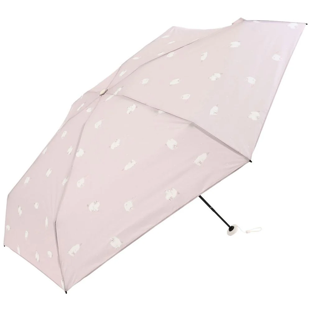 晴雨兼用 折傘 50cm ポケラ キャット 18241PK 【直送品】 返品・キャンセル・他商品と同時購入は不可