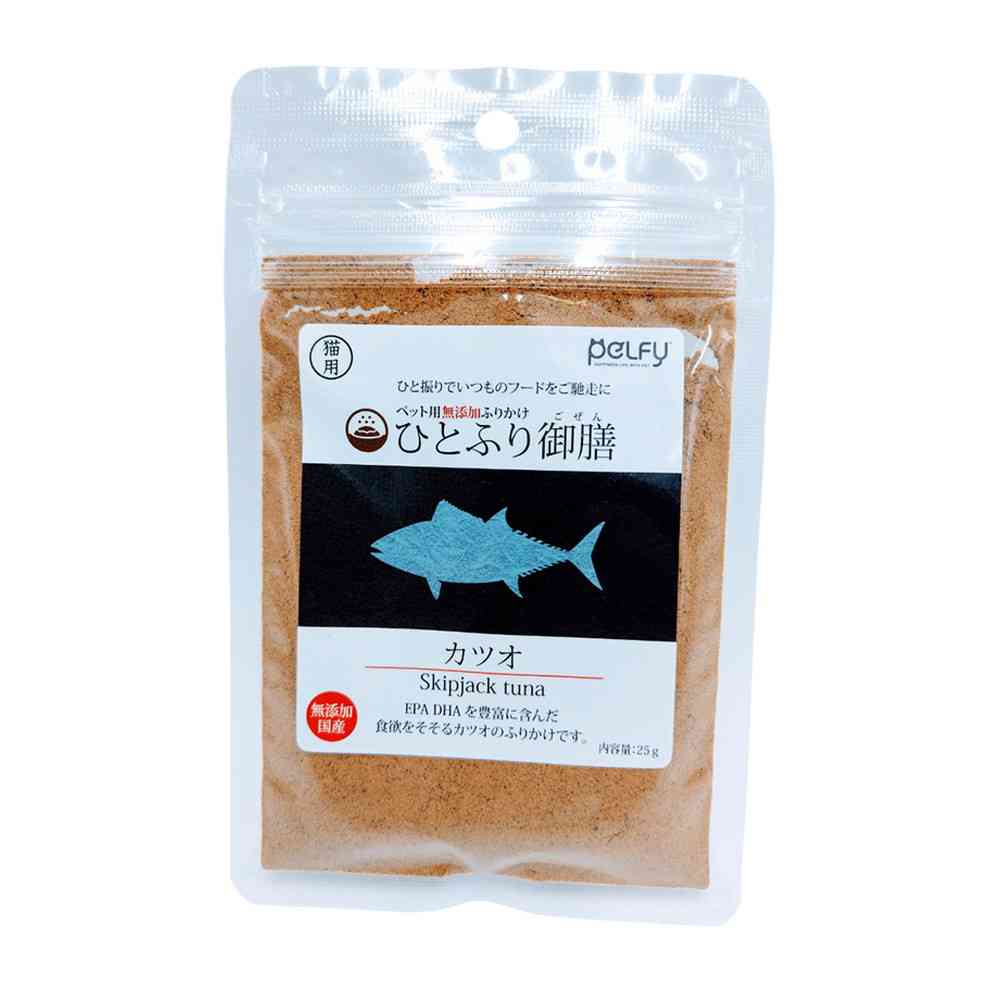 フェローエヴォルヴィング 猫用 ひとふり御膳 カツオ 25g - Image 3