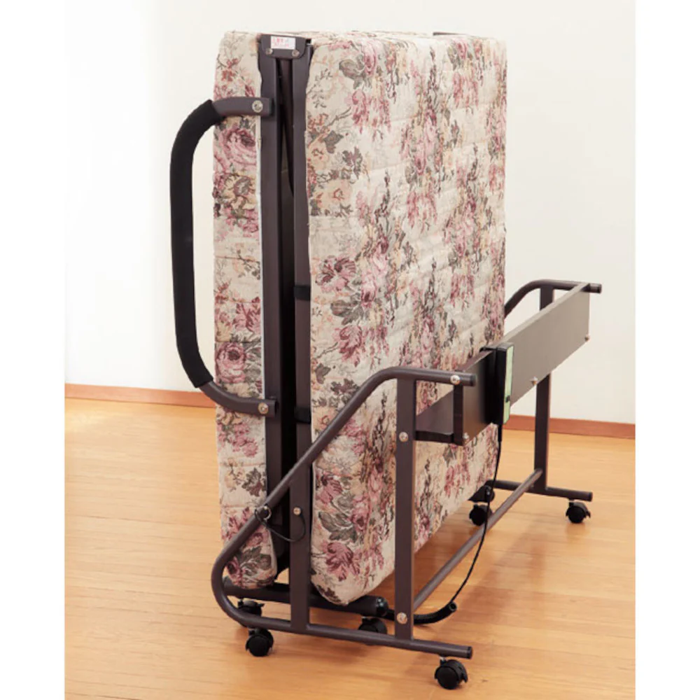 木製棚付収納式リクライニングベッド 手動 GB[0255710] 【直送品】 返品・キャンセル・他商品と同時購入は不可 - Image 3