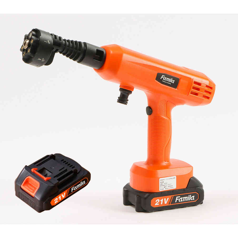 ハンディ高圧洗浄機DX14点セット+予備バッテリー[04488] 【直送品】 返品・キャンセル・他商品と同時購入は不可 - Image 5