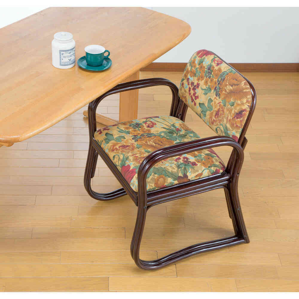 NEW天然籐思いやり座椅子 ハイタイプ[04012] 【直送品】 返品・キャンセル・他商品と同時購入は不可 - Image 2