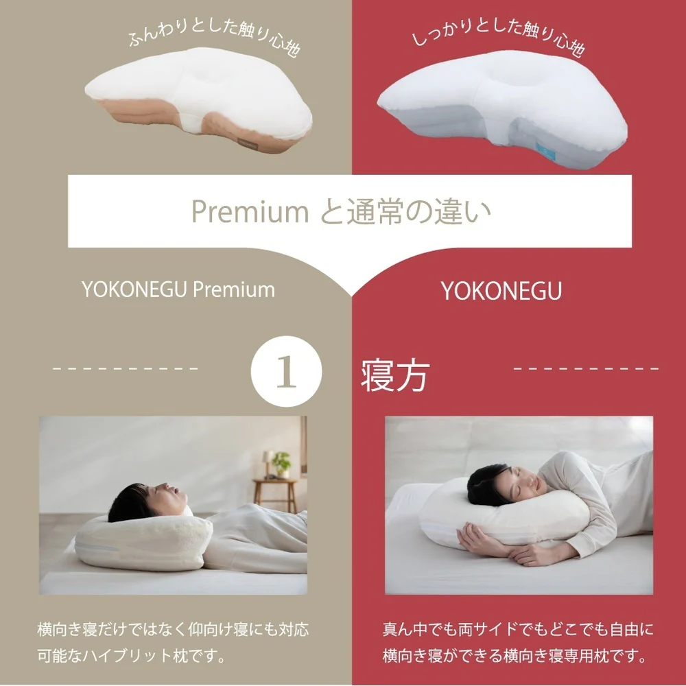 枕 横向き寝 ヨコネグプレミアム YOKONEGU Premium 【直送品】 返品・キャンセル・他商品と同時購入は不可 - Image 10