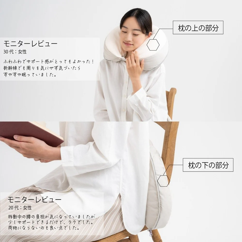 枕 横向き寝 ヨコネグ ポータブル YOKONEGU 【直送品】 返品・キャンセル・他商品と同時購入は不可 - Image 8