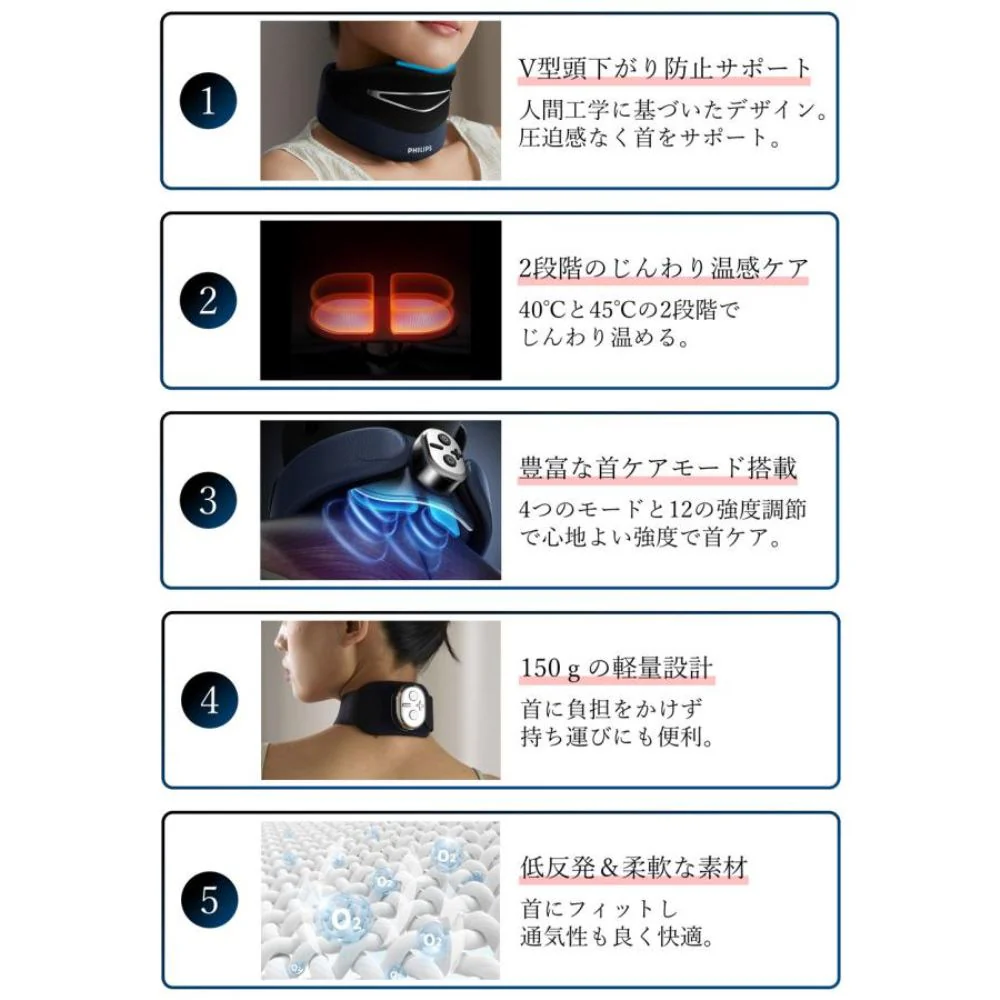 フィリップス ネックマッサージャー PPM3311 【直送品】 返品・キャンセル・他商品と同時購入は不可 - Image 8