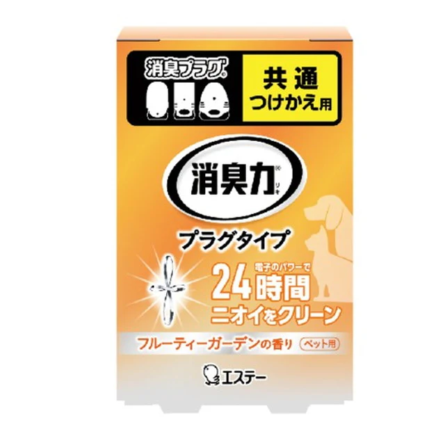 エステー 消臭力プラグタイプ つけかえ用 ペット用 フルーティーガーデンの香り 20ml - Image 2