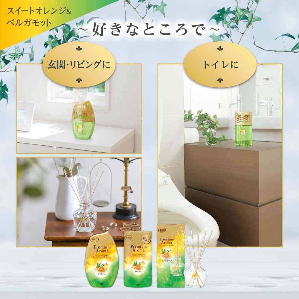 エステー トイレの消臭力 Premium Aroma スイートオレンジ&ベルガモット      400mL - Image 7