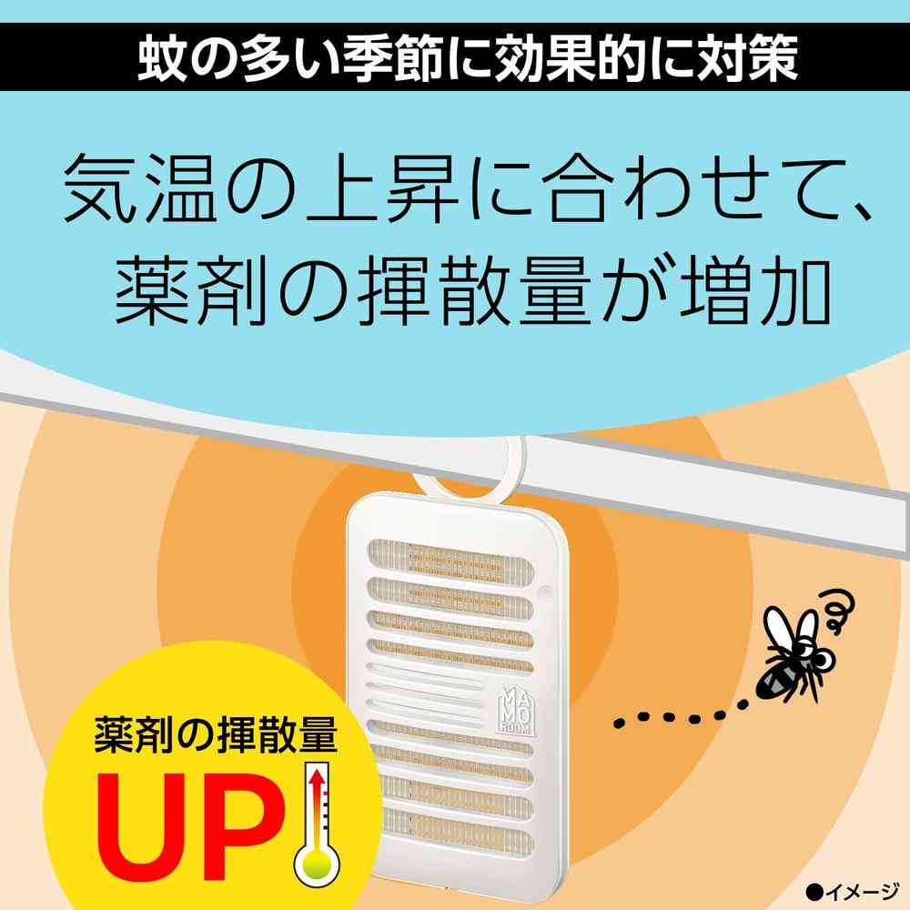 【防除用医薬部外品】アース製薬 マモルーム 蚊に効く吊るだけプレート 9ヵ月用 1個 - Image 5