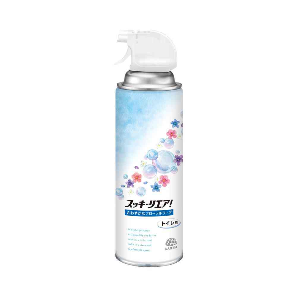 アース製薬 スッキーリエア! トイレ用 さわやかなフローラルソープ 350ml