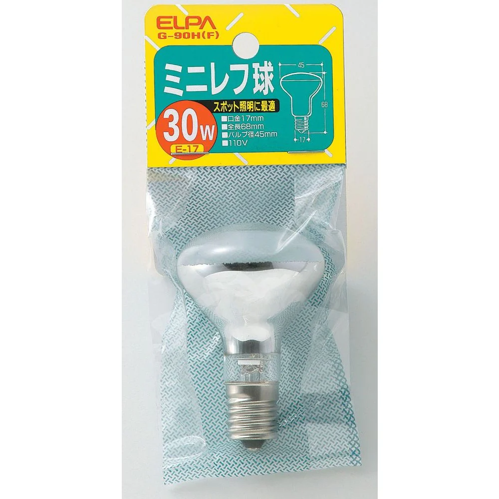 エルパ ELPA ミニレフ球 30W E17 G-90H - Image 2