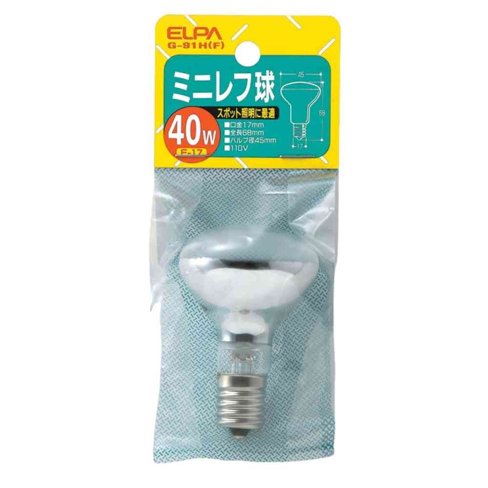 エルパ ELPA ミニレフ球 40W E17 G-91H - Image 3