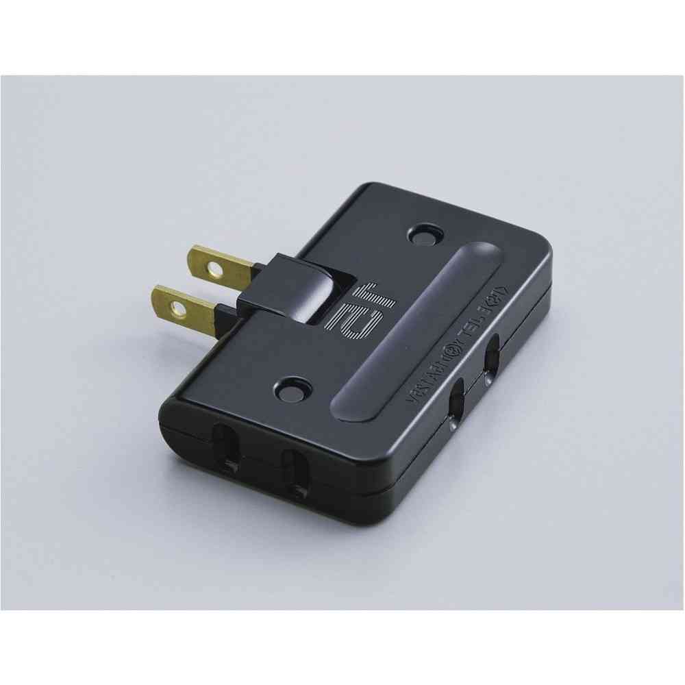 エルパ ELPA コーナー電源タップ AC 3個口 ブラック A-36H - Image 2