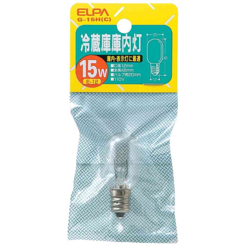 エルパ ELPA 冷蔵庫庫内灯 15W クリア E12 G-15H(C) - Image 5
