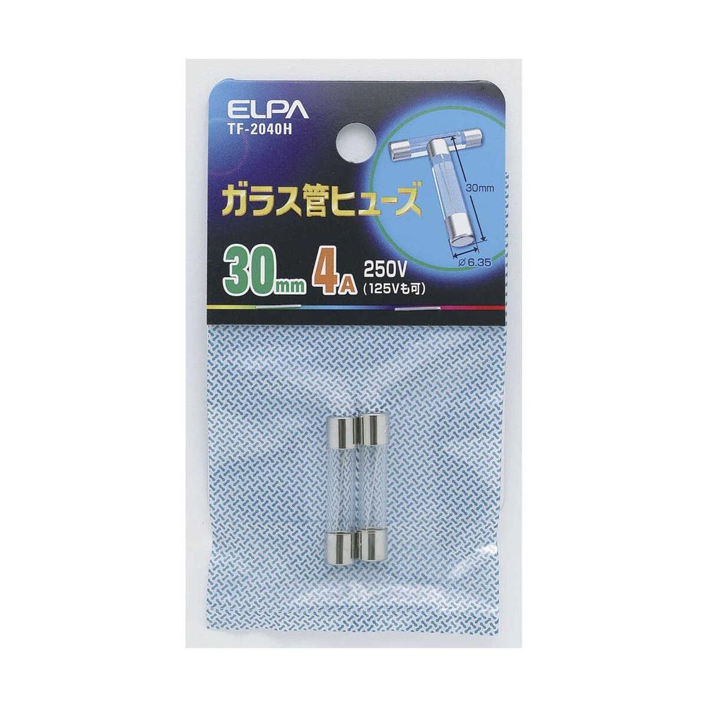 エルパ ガラス管ヒューズ30mm  TF-2040H - Image 3