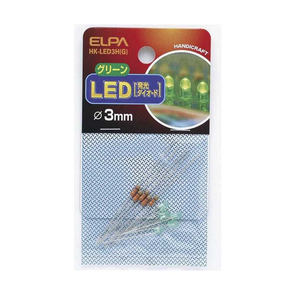 エルパ LED 3mm 緑 HK-LED3H G - Image 3