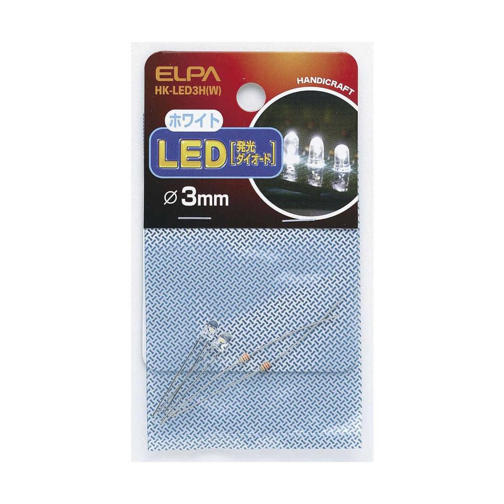 エルパ LED 3mm 白 HK-LED3H W - Image 3