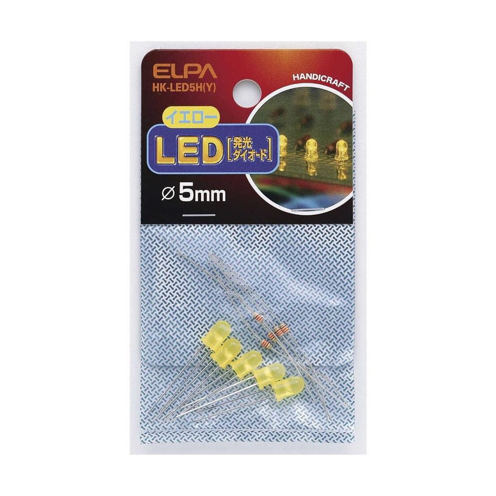 エルパ LED 5mm 黄 HK-LED5H Y - Image 3