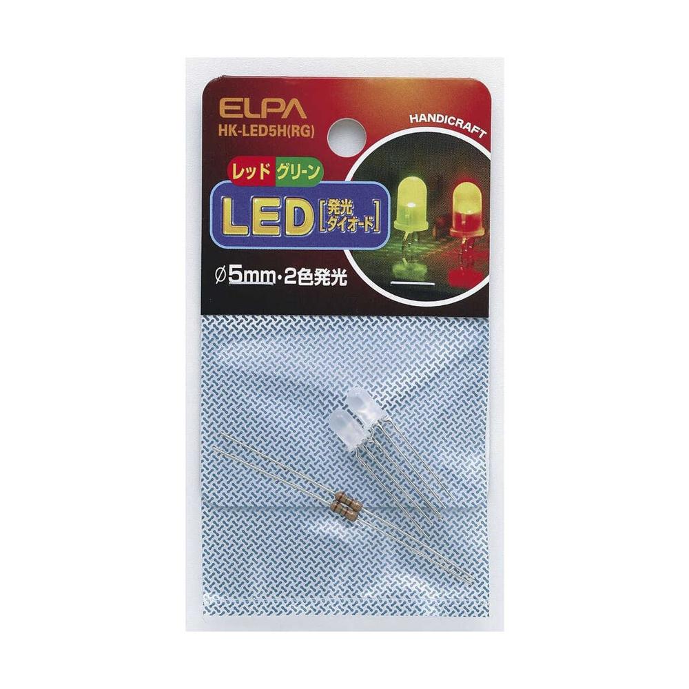 エルパ LED 5mm 2色 HK-LED5H RG - Image 3