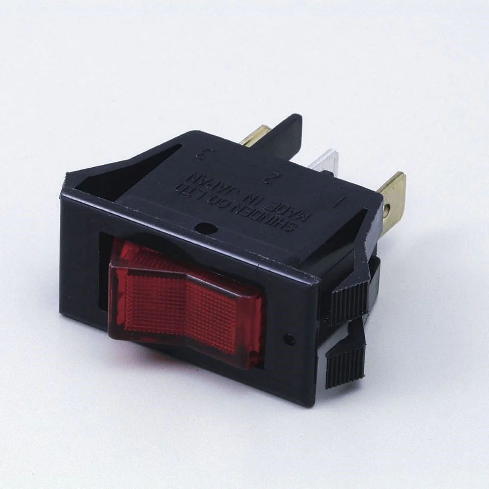 エルパ 照光式スイッチ 赤 HK-PSL01H R - Image 2