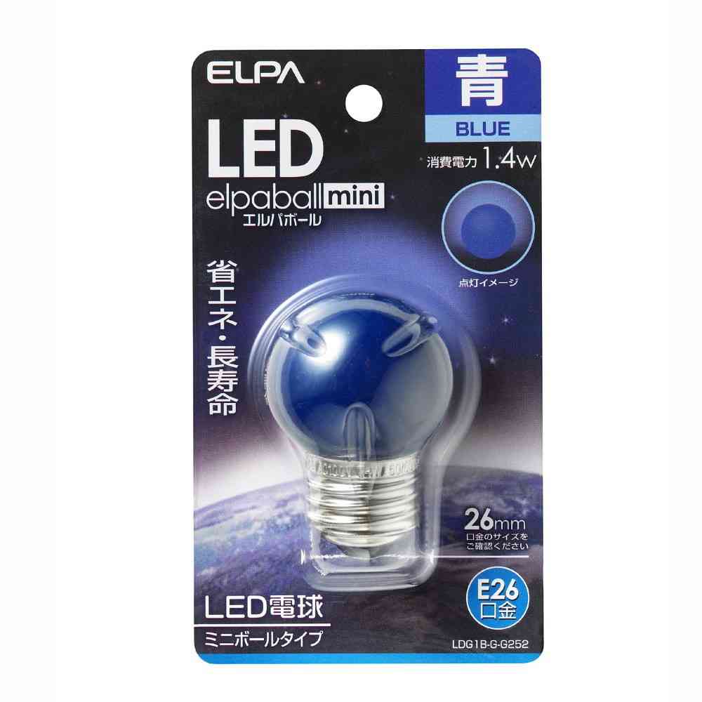 エルパ ELPA LED装飾電球 G40形 長寿命 省エネ E26 LDG1B-G-G252 - Image 5