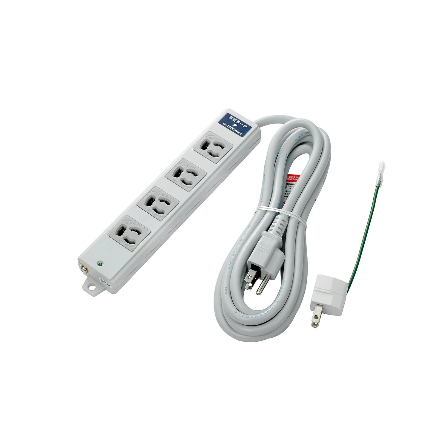 朝日電器 エルパ ELPA 事務所向けタップ 4個口 3m マグネット 抜け止め アース対応 OAT-JP43SH - Image 2